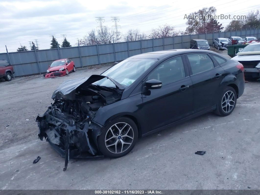 2018 Ford Focus Sel Black vin: 1FADP3H25JL300496