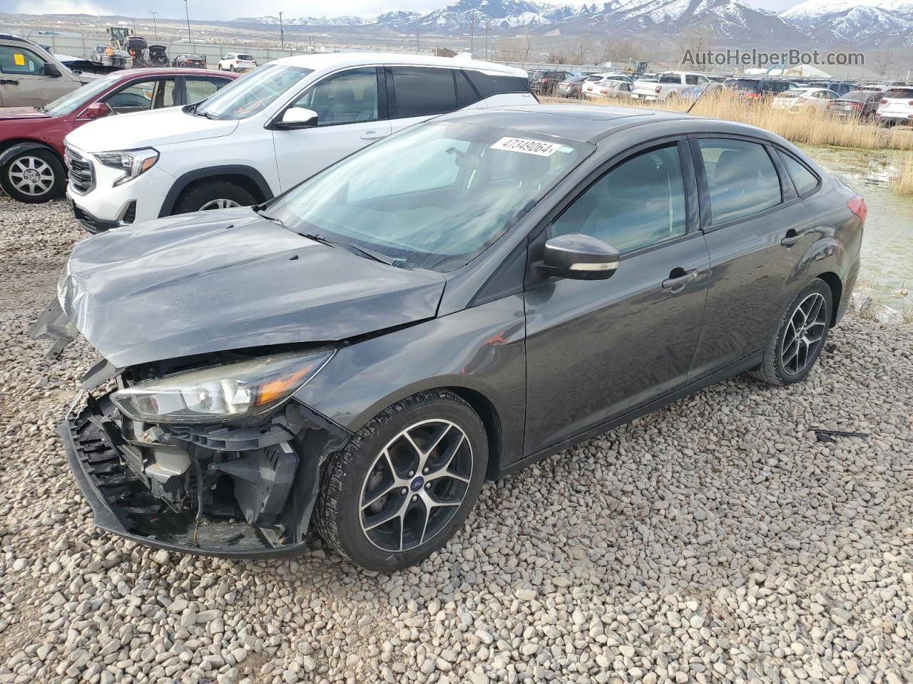 2017 Ford Focus Sel Charcoal vin: 1FADP3H26HL235779