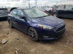 2017 Ford Focus Sel Blue vin: 1FADP3H26HL298459