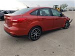 2018 Ford Focus Sel Red vin: 1FADP3H27JL294569