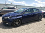 2017 Ford Focus Sel Синий vin: 1FADP3H29HL302438