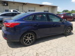 2017 Ford Focus Sel Синий vin: 1FADP3H29HL302438