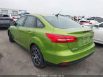 2018 Ford Focus Sel Green vin: 1FADP3H29JL261668