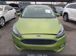 2018 Ford Focus Sel Green vin: 1FADP3H29JL261668