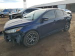 2017 Ford Focus Sel Blue vin: 1FADP3H2XHL237518