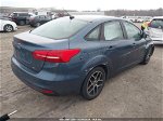 2018 Ford Focus Sel Blue vin: 1FADP3H2XJL243759