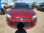 2013 Ford Focus Titanium Red vin: 1FADP3J20DL114282