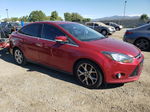 2013 Ford Focus Titanium Red vin: 1FADP3J20DL114282