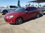 2013 Ford Focus Titanium Red vin: 1FADP3J20DL114282