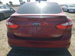 2013 Ford Focus Titanium Красный vin: 1FADP3J20DL114282