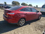 2013 Ford Focus Titanium Красный vin: 1FADP3J20DL114282