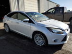 2013 Ford Focus Titanium White vin: 1FADP3J20DL248693