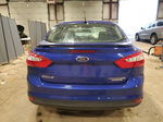 2013 Ford Focus Titanium Синий vin: 1FADP3J20DL300257