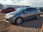 2013 Ford Focus Titanium Gray vin: 1FADP3J20DL355985