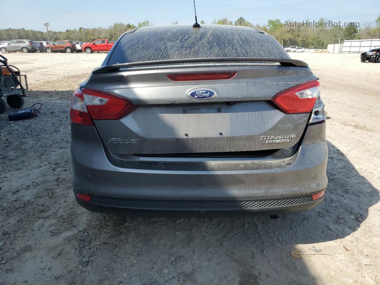 2014 Ford Focus Titanium Gray vin: 1FADP3J20EL449009