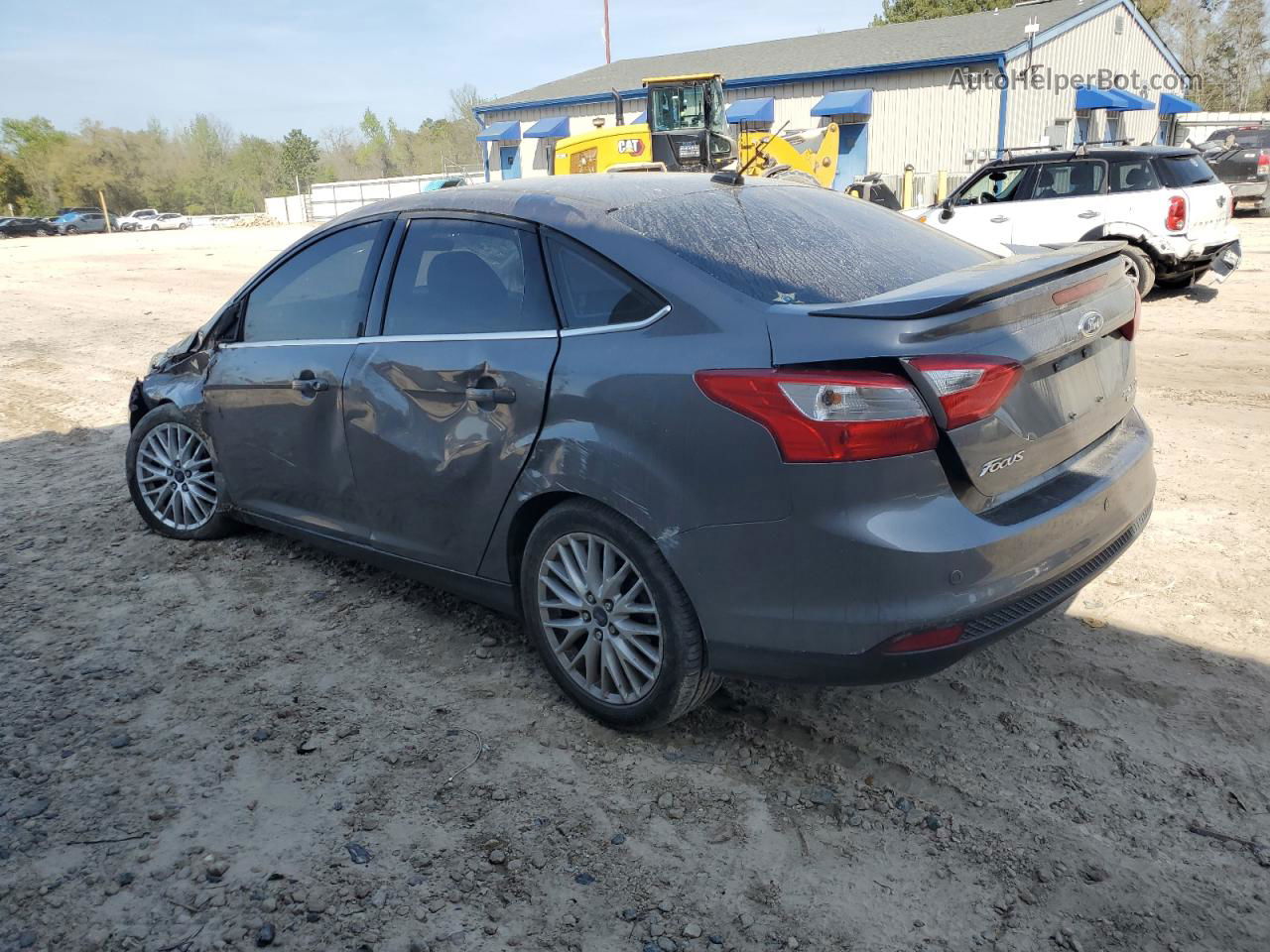 2014 Ford Focus Titanium Gray vin: 1FADP3J20EL449009