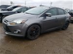 2013 Ford Focus Titanium Серый vin: 1FADP3J21DL334840