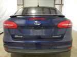 2017 Ford Focus Titanium Синий vin: 1FADP3J21HL324475