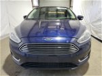 2017 Ford Focus Titanium Синий vin: 1FADP3J21HL324475