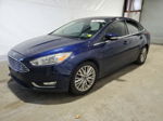 2017 Ford Focus Titanium Синий vin: 1FADP3J21HL324475