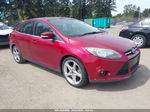 2013 Ford Focus Titanium Red vin: 1FADP3J22DL382637