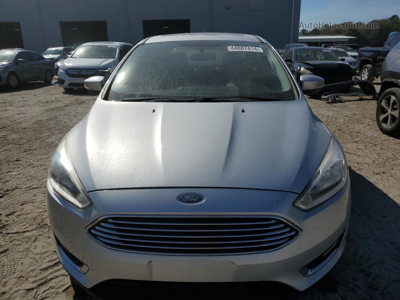 2016 Ford Focus Titanium Silver vin: 1FADP3J22GL207471