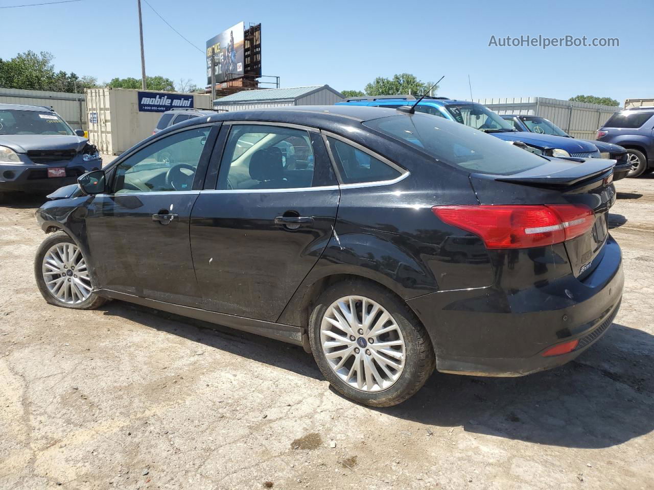 2017 Ford Focus Titanium Black vin: 1FADP3J22HL264755