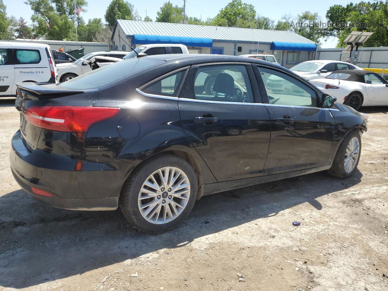 2017 Ford Focus Titanium Black vin: 1FADP3J22HL264755