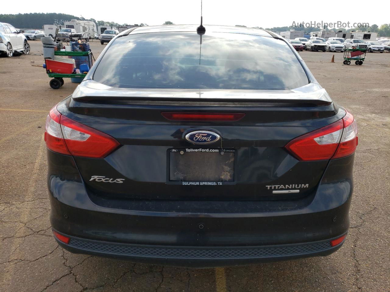 2013 Ford Focus Titanium Black vin: 1FADP3J23DL334158