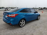 2013 Ford Focus Titanium Blue vin: 1FADP3J23DL359870