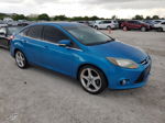 2013 Ford Focus Titanium Blue vin: 1FADP3J23DL359870