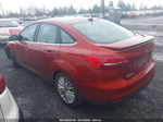 2018 Ford Focus Titanium Красный vin: 1FADP3J23JL273230