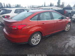 2018 Ford Focus Titanium Red vin: 1FADP3J23JL273230