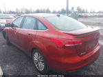 2018 Ford Focus Titanium Red vin: 1FADP3J23JL273230