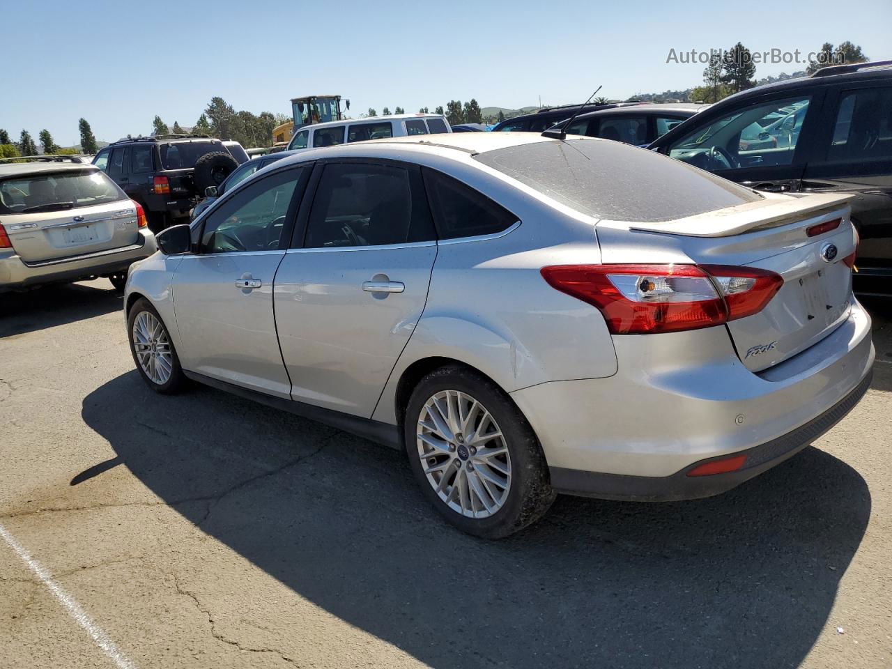 2013 Ford Focus Titanium Silver vin: 1FADP3J24DL222744