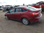 2014 Ford Focus Titanium Maroon vin: 1FADP3J24EL379546