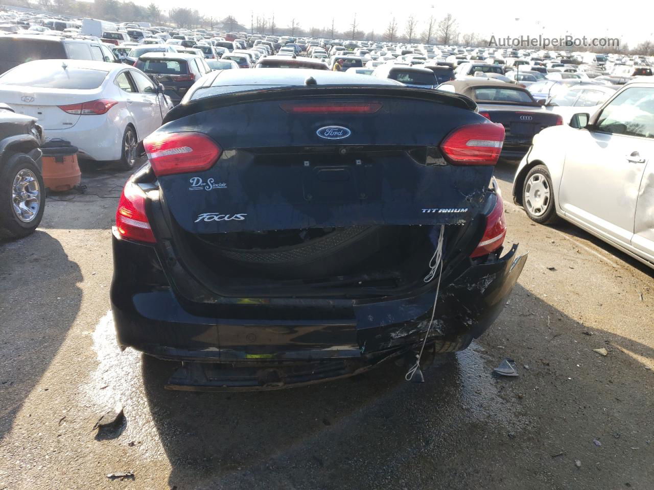 2017 Ford Focus Titanium Black vin: 1FADP3J24HL244930