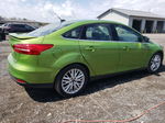 2018 Ford Focus Titanium Green vin: 1FADP3J24JL252838