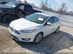 2018 Ford Focus Titanium White vin: 1FADP3J24JL314934