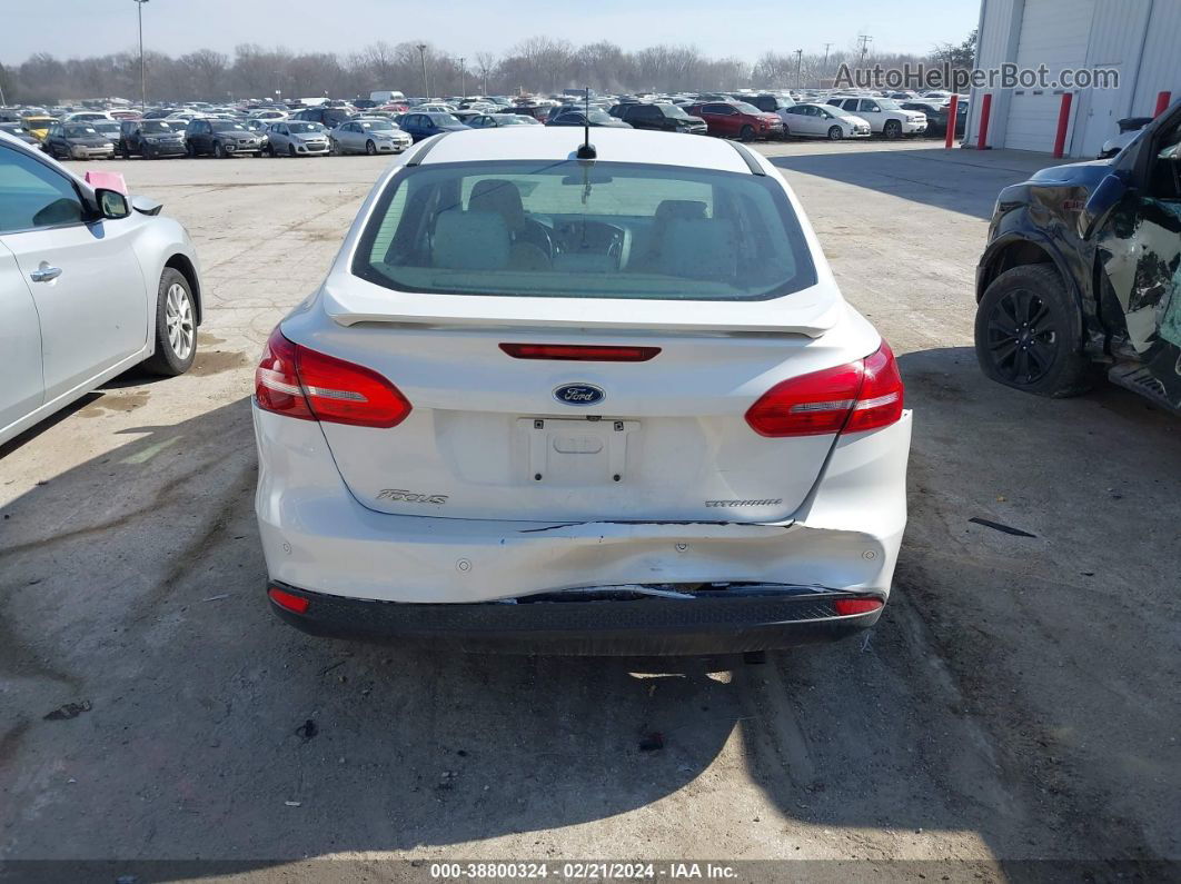 2018 Ford Focus Titanium White vin: 1FADP3J24JL314934