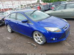 2013 Ford Focus Titanium Blue vin: 1FADP3J25DL194615