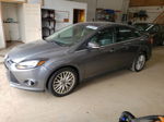 2013 Ford Focus Titanium Серый vin: 1FADP3J25DL244610