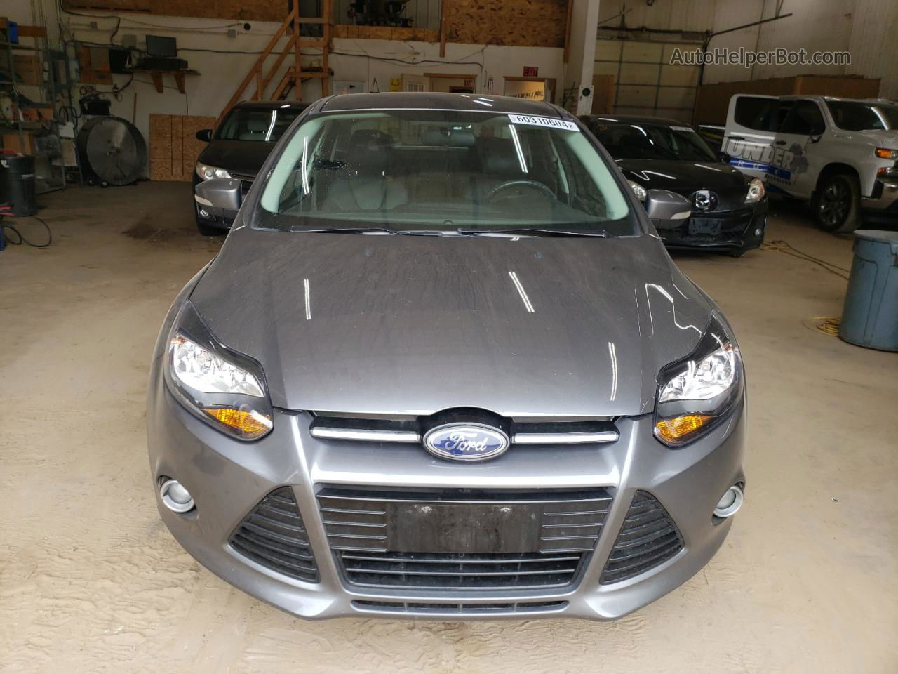 2013 Ford Focus Titanium Gray vin: 1FADP3J25DL244610