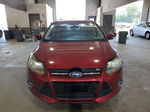 2014 Ford Focus Titanium Red vin: 1FADP3J25EL127594