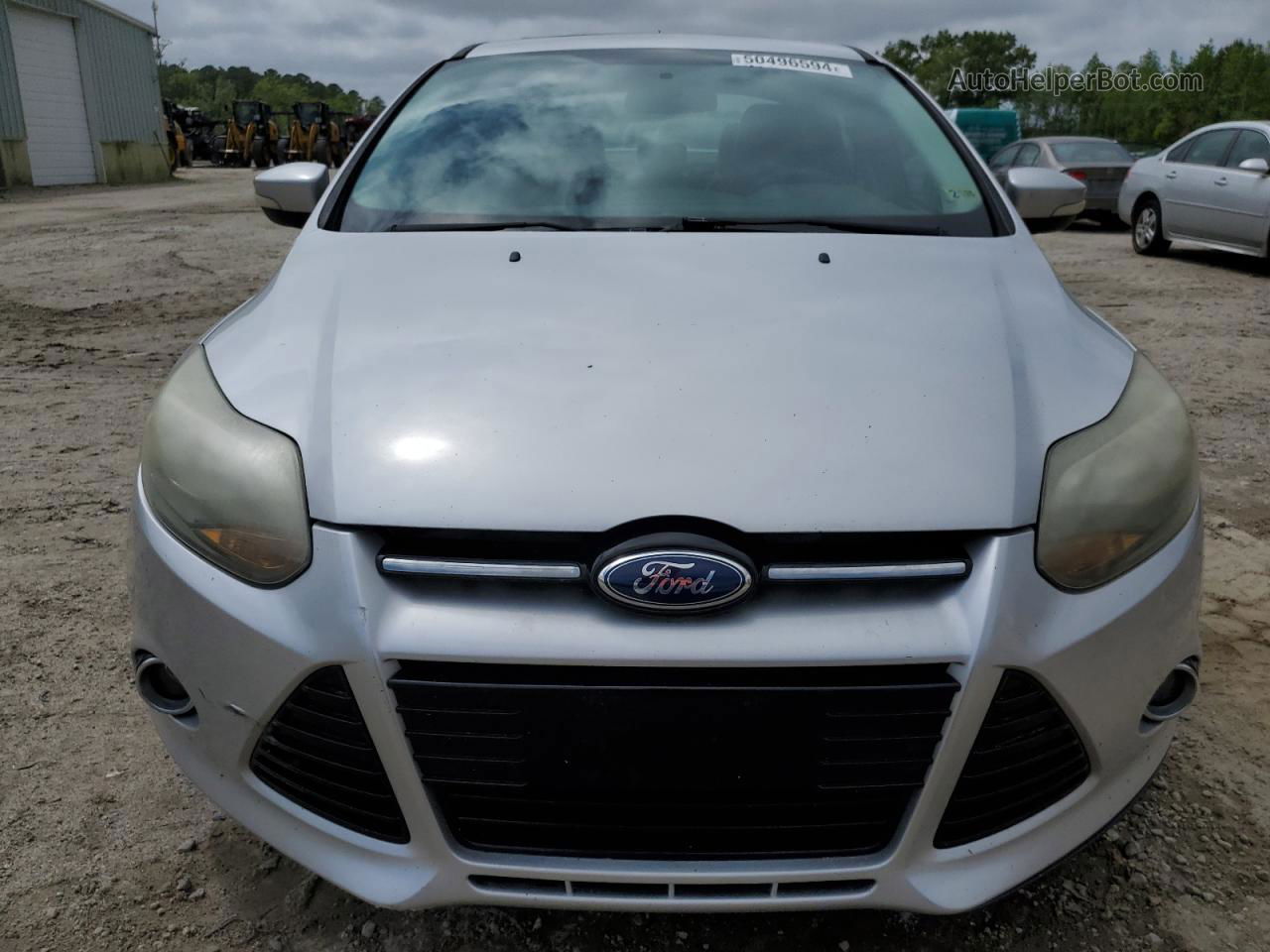 2014 Ford Focus Titanium Silver vin: 1FADP3J25EL227209