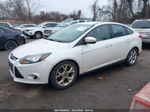 2014 Ford Focus Titanium White vin: 1FADP3J25EL309778