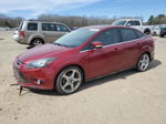 2014 Ford Focus Titanium Темно-бордовый vin: 1FADP3J25EL410240