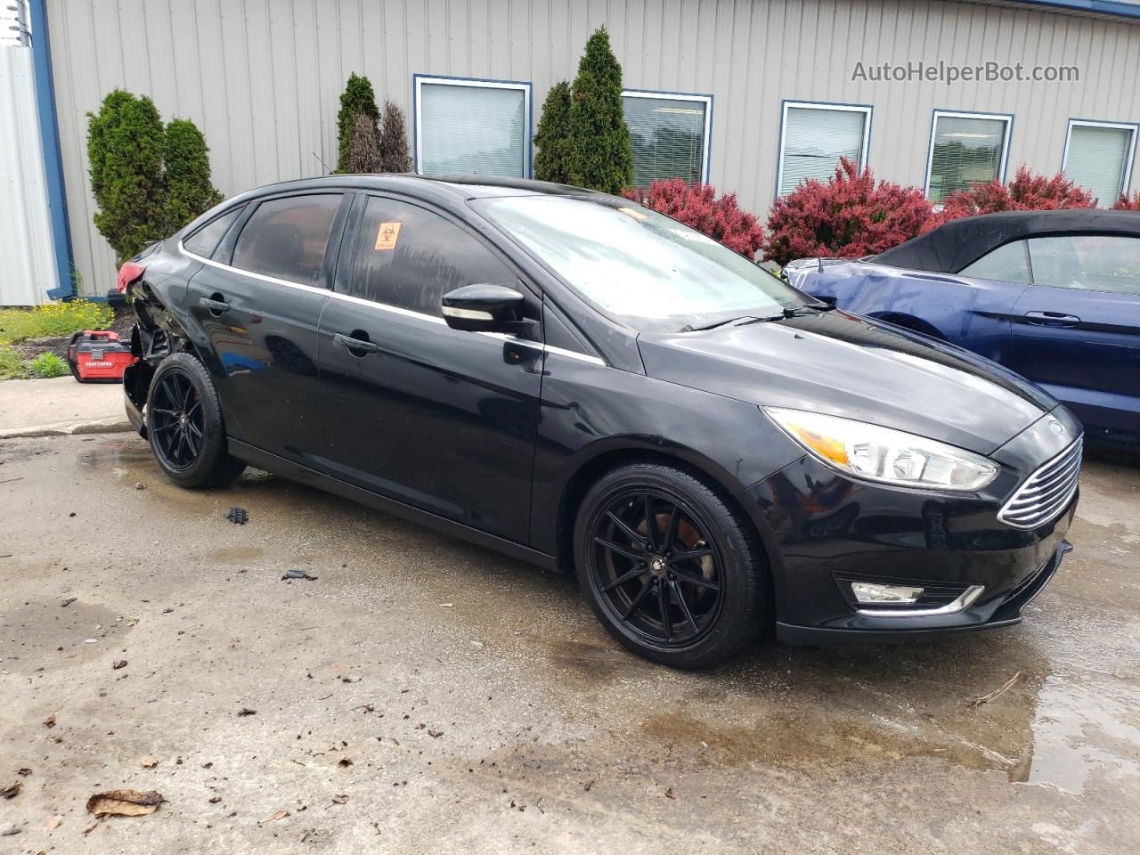 2015 Ford Focus Titanium Black vin: 1FADP3J25FL227714