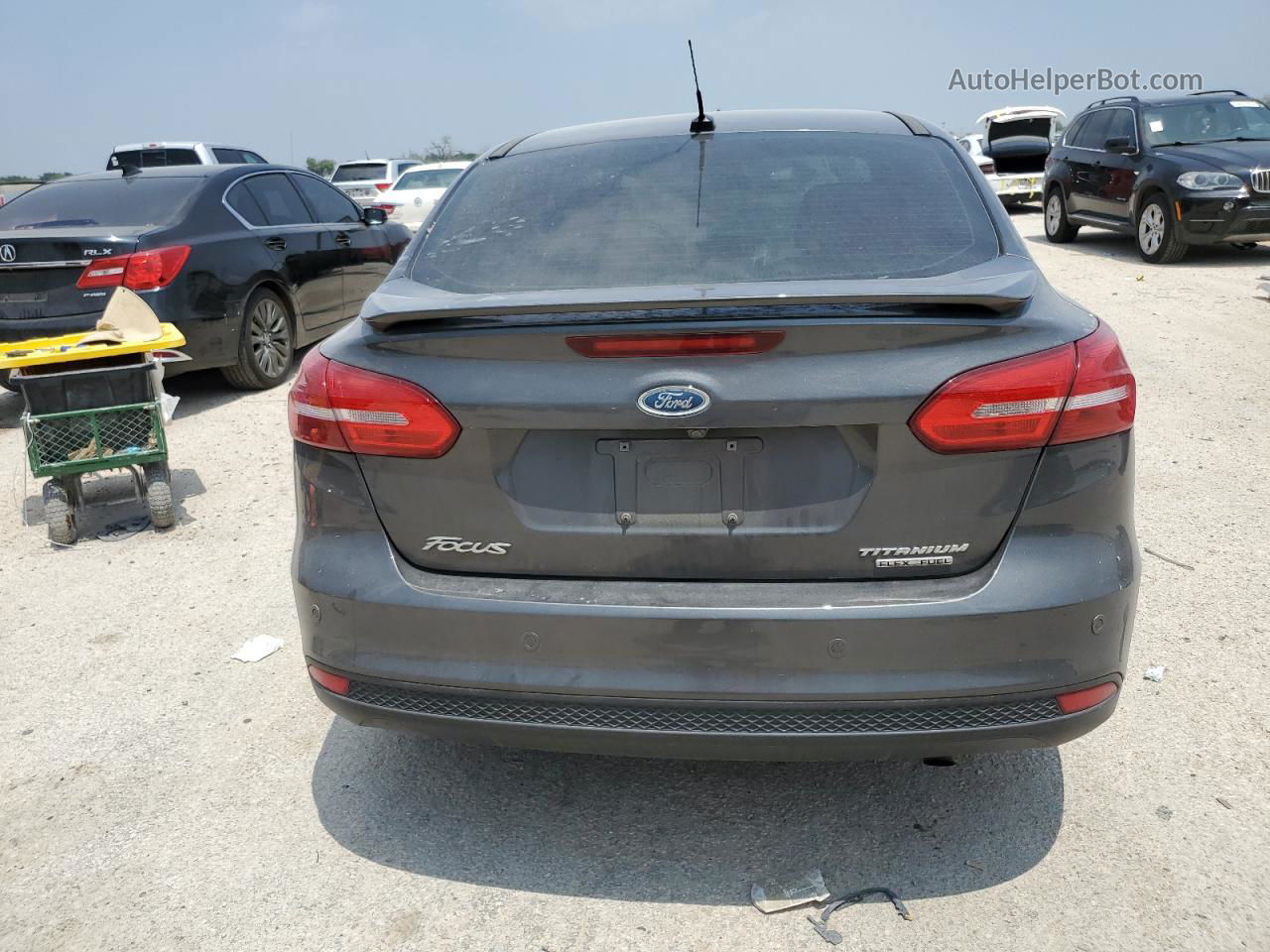 2016 Ford Focus Titanium Charcoal vin: 1FADP3J25GL404599