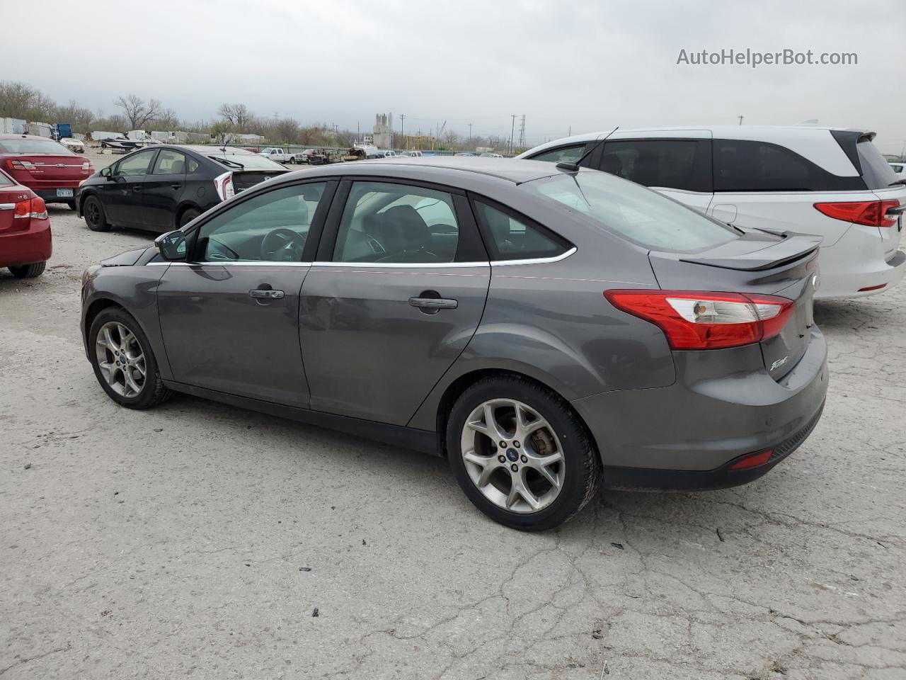 2013 Ford Focus Titanium Gray vin: 1FADP3J26DL216069